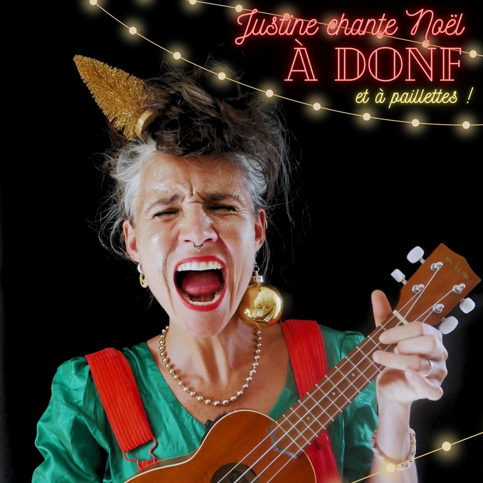 Cie Baslespat : Justine chante noël A DONF